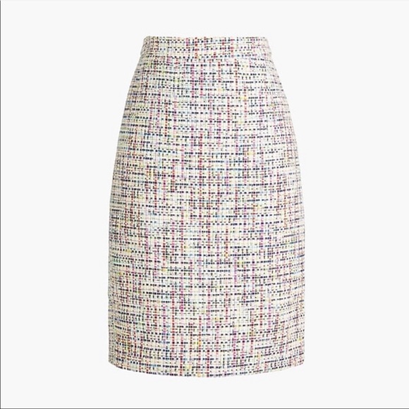 J. Crew Dresses & Skirts - J. Crew rainbow tweed skirt